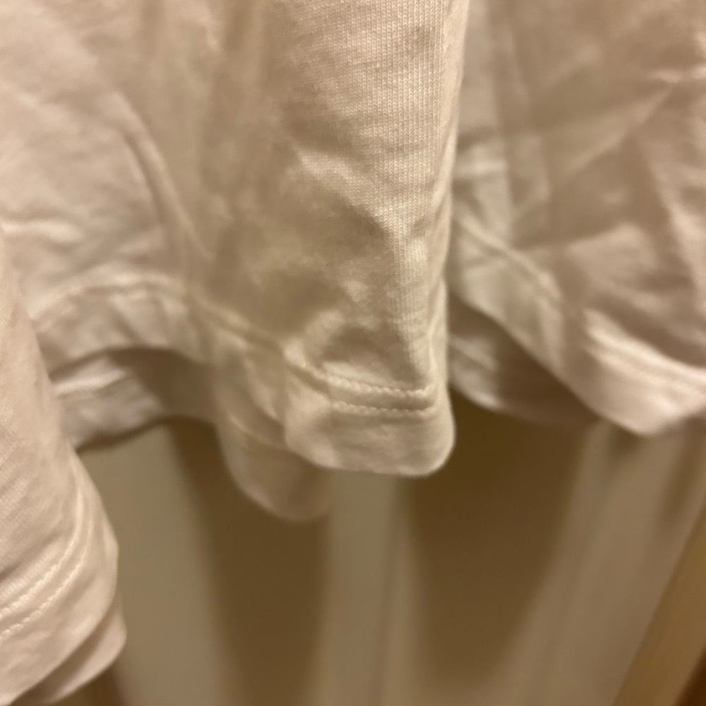 Vintage Nautica 1/4 Zipped White w/ Blue & Green Stripes Pull Over Shirt… - Picture 10 of 13